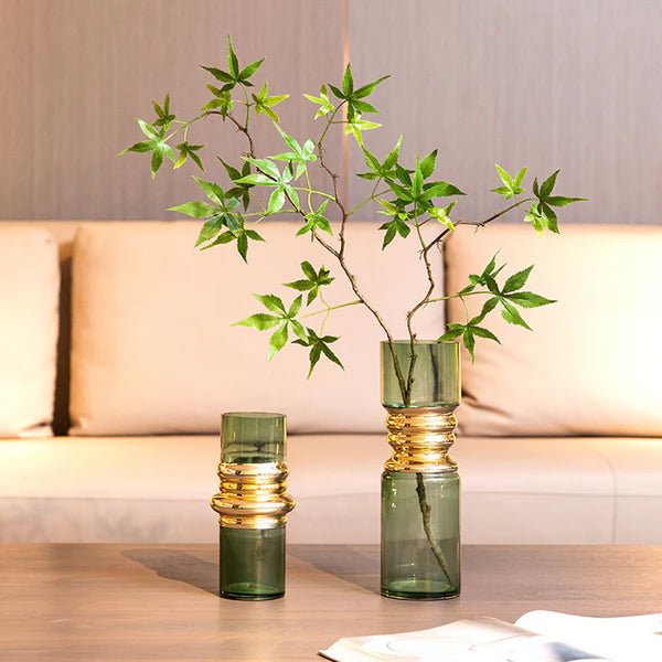 Designer Flower Vase for Hotel Lobby | Luxury Hospitality Decor – Set of 2