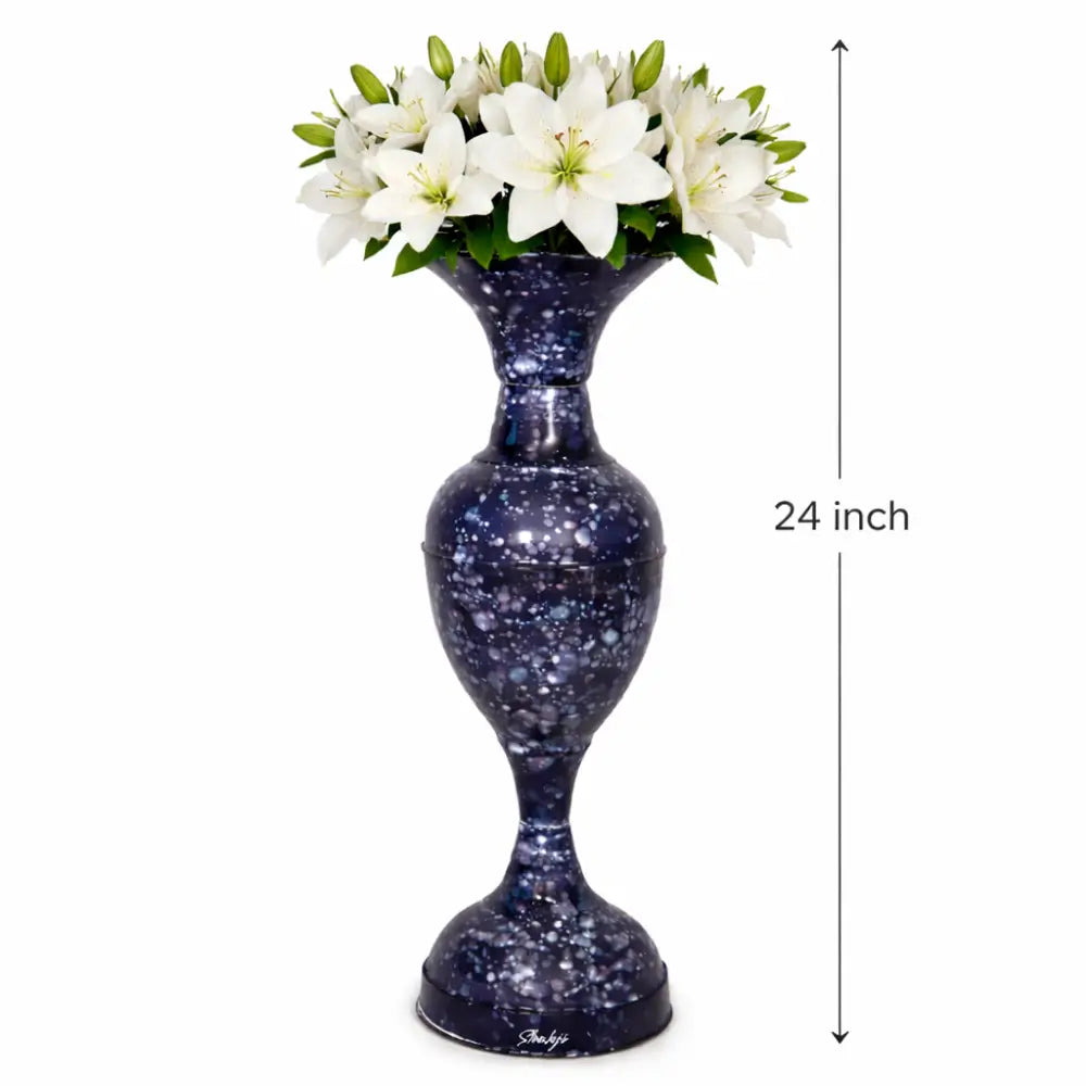 Premium Designer Metal Floor Vase for Luxury Interior Decoration