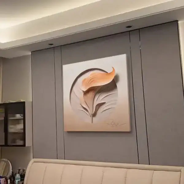 LED Light Wall Art | Luxury Office Wall Art | Hotel Wall Decor | Rechargeable Battery Operated LED with Remote Control