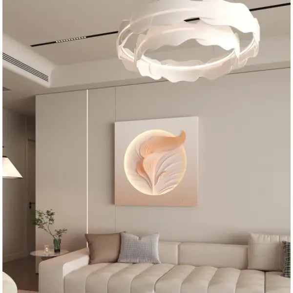 LED Light Wall Art | Luxury Office Wall Art | Hotel Wall Decor | Rechargeable Battery Operated LED with Remote Control