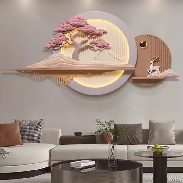 Deer 3D Resin Wall Decor | Hotel Wall Decor | Modern Wall Decor