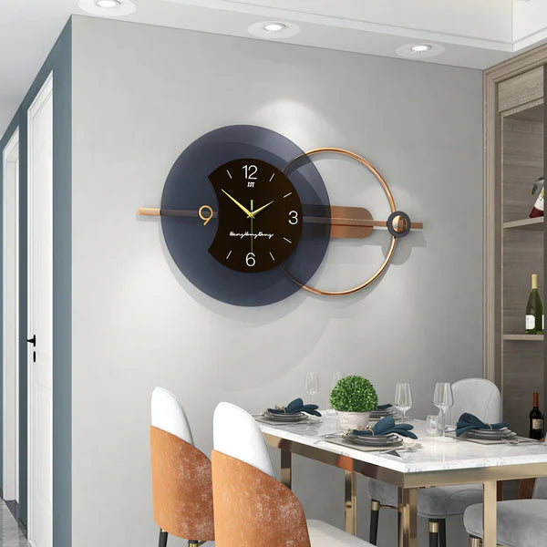 Premium Metal Wall Clock for Living Room – Home Decor