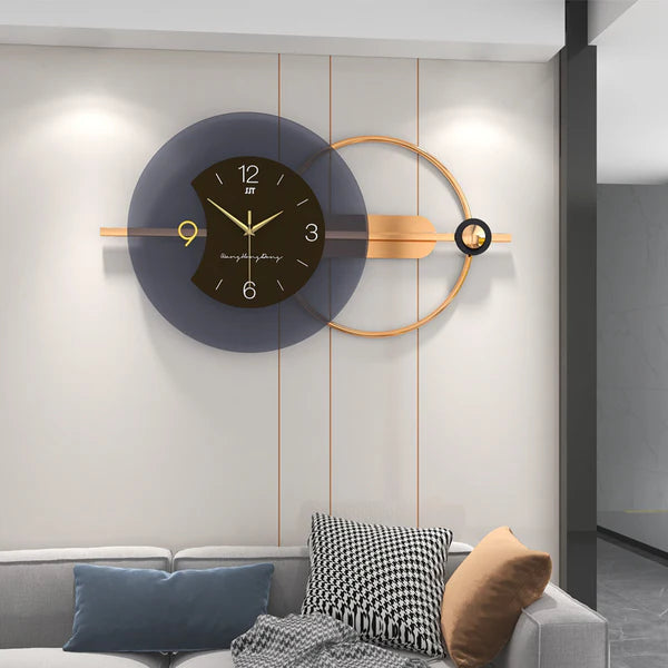 Premium Metal Wall Clock for Living Room – Home Decor