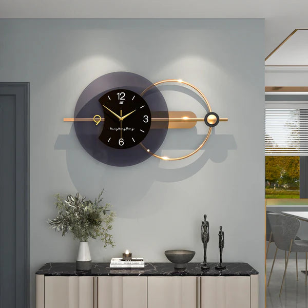 Premium Metal Wall Clock for Living Room – Home Decor