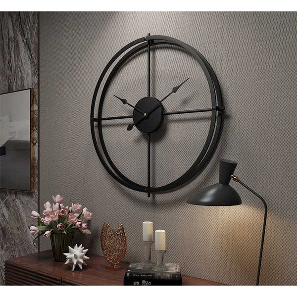 Designer Metal Round Wall Clock for Home Decor – Premium Look
