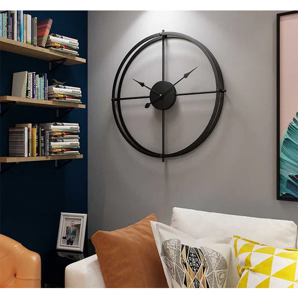 Designer Metal Round Wall Clock for Home Decor – Premium Look