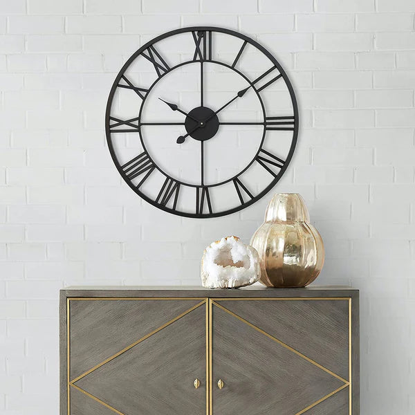 Modern Metal Wall Clock for living room – Designer Style