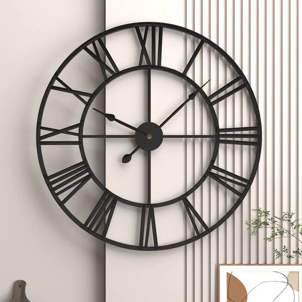 Modern Metal Wall Clock for living room – Designer Style