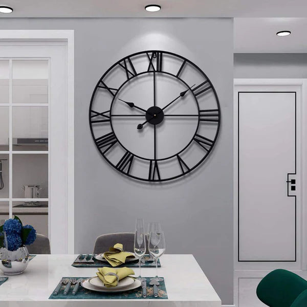 Modern Metal Wall Clock for living room – Designer Style