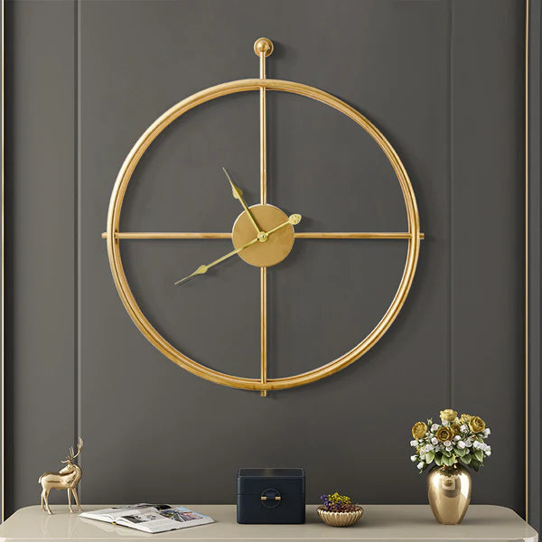 Classic Metal Wall Clock – Luxury Wall Clock for Home