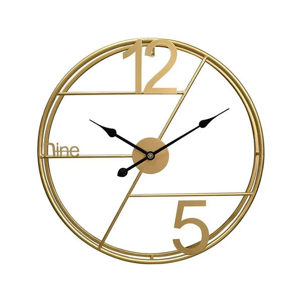 Luxury Metal Wall Clock – Designer Wall Clock