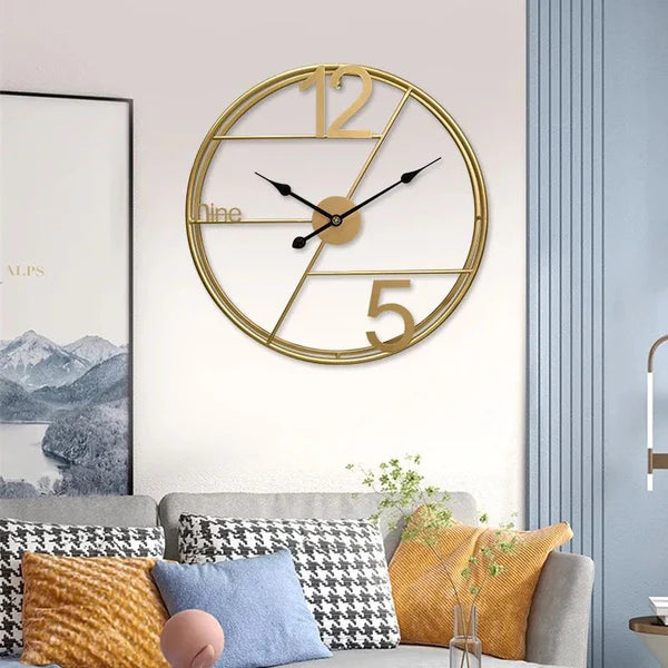Luxury Metal Wall Clock – Designer Wall Clock
