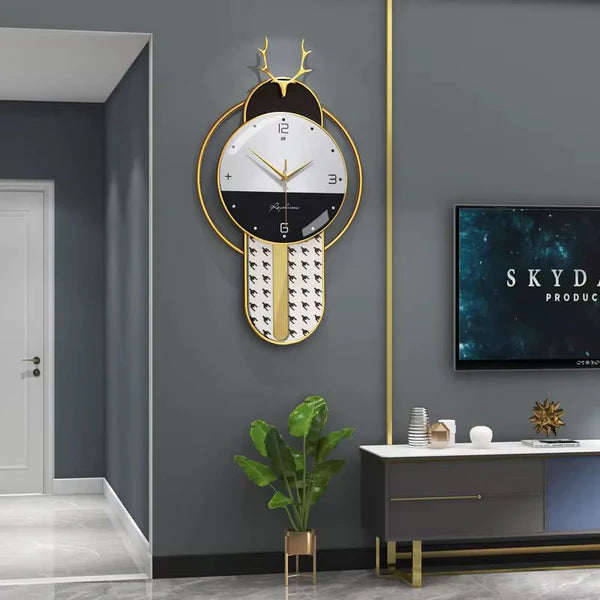 Premium Metal Wall Clock for Home – Contemporary Design Wall Clock