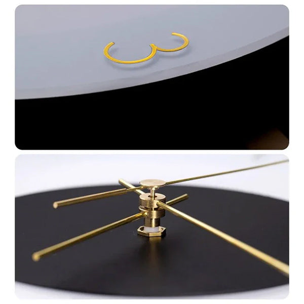 Metal Wall Clock for Office – Premium Decor Style