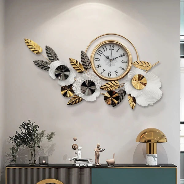 Modern Metal Wall Clock for Home – Hand-Crafted Premium Design Wall Clock