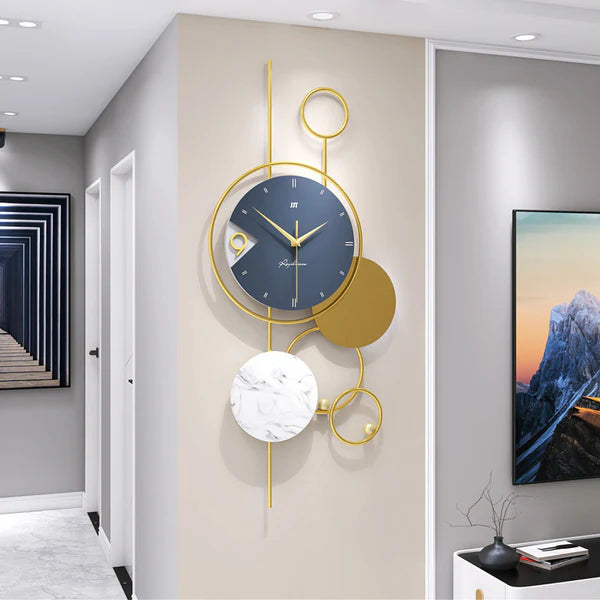 Modern Metal Wall Clock for Living Room – Stylish Design