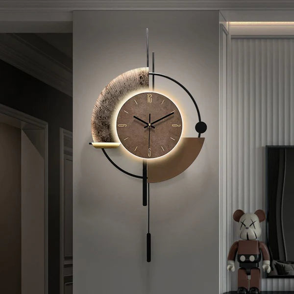 Stylish Metal Wall Clock – Contemporary Home Decor
